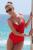 Red Slimming Swimsuit