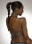 Fusion Frill Bandeau Halter - Black & White