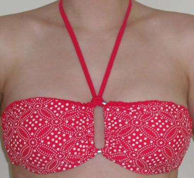 frill bandeau top