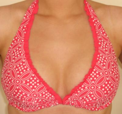 frill d/dd halter top