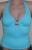 Reversible B/C Underwire Halter Cami Top - Ocean & Topaz