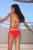 Red & White Ruffle Bikini