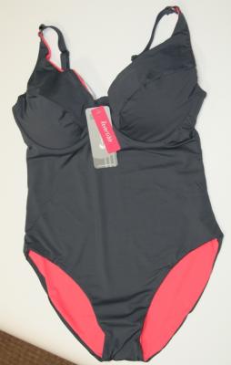 Reversible DD/E Underwired Swimsuit - Carbon & Blush