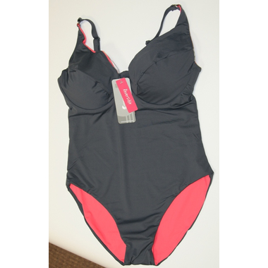 Reversible DD/E Underwired Swimsuit - Carbon & Blush