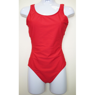 plain red swimsuit