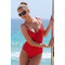 Red Slimming Swimsuit